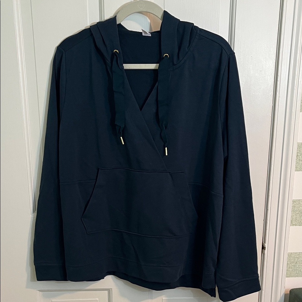 NWT Old Navy Blue Hoodie with Front Pocket Size L